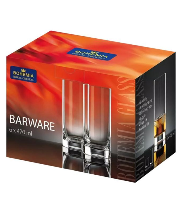 Сет 6 чаши Bohemia Barware 470ml