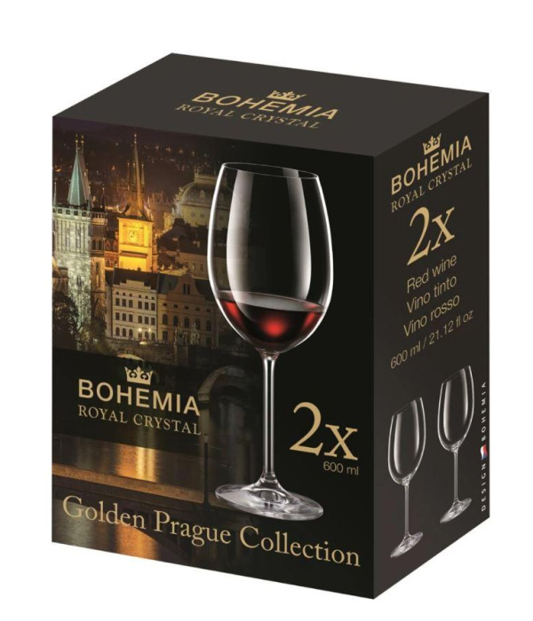 Сет 2 чаши за вино Bohemia 2for2 600 ml