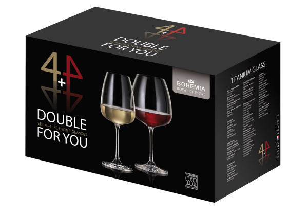 Сет Bohemia Double for You Fascino (4x480ml+4x680ml)