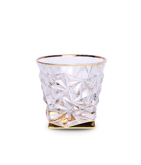 Сет 6 Чаши за виски Bohemia 1845 Glacier Gold 350ml