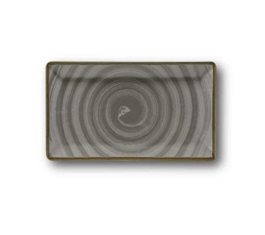 Чинија сервер Saturnia Vortex Grey Kimi 29 x 17,5 cm 24524#ZVOR03