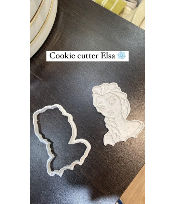 Cookie cutter Elsa - Frozen 69mmx100mmx10.7mm